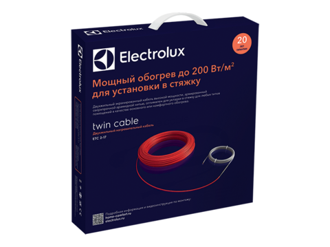 Комплект теплого пола (кабель) Electrolux ETC 2-17-1200 Комплект теплого пола (кабель) Electrolux ETC 2-17-1200