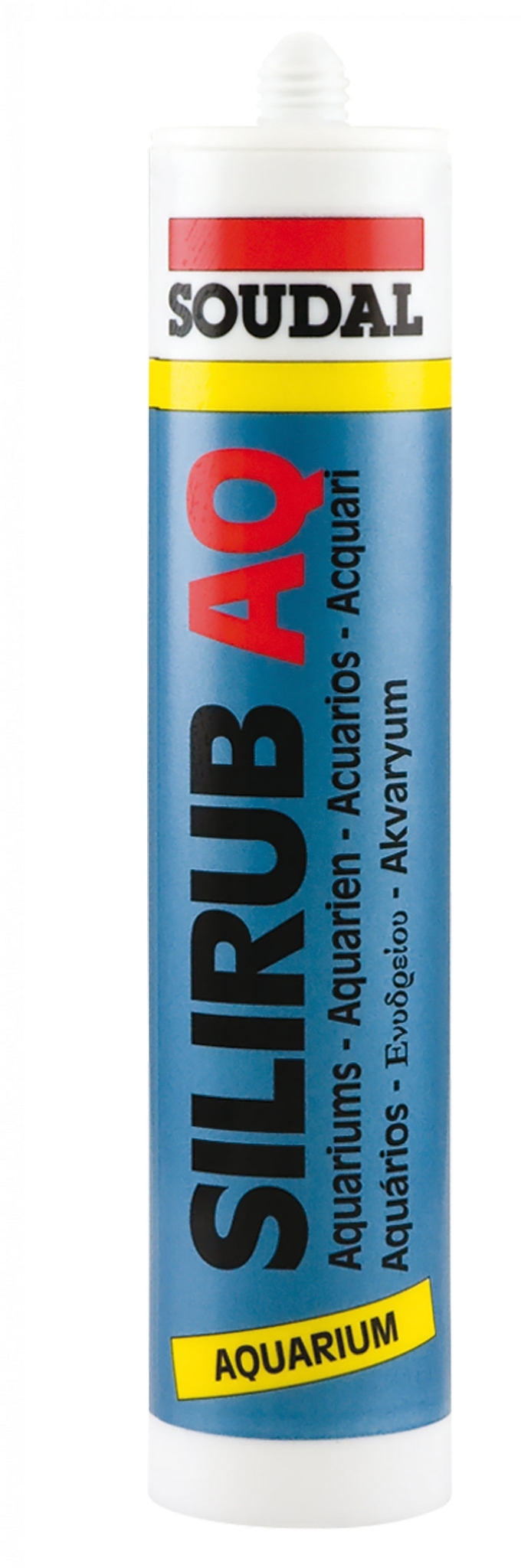 Аквариумный силиконовый герметик Соудал Силируб АQ 280мл (15шт/кор ...