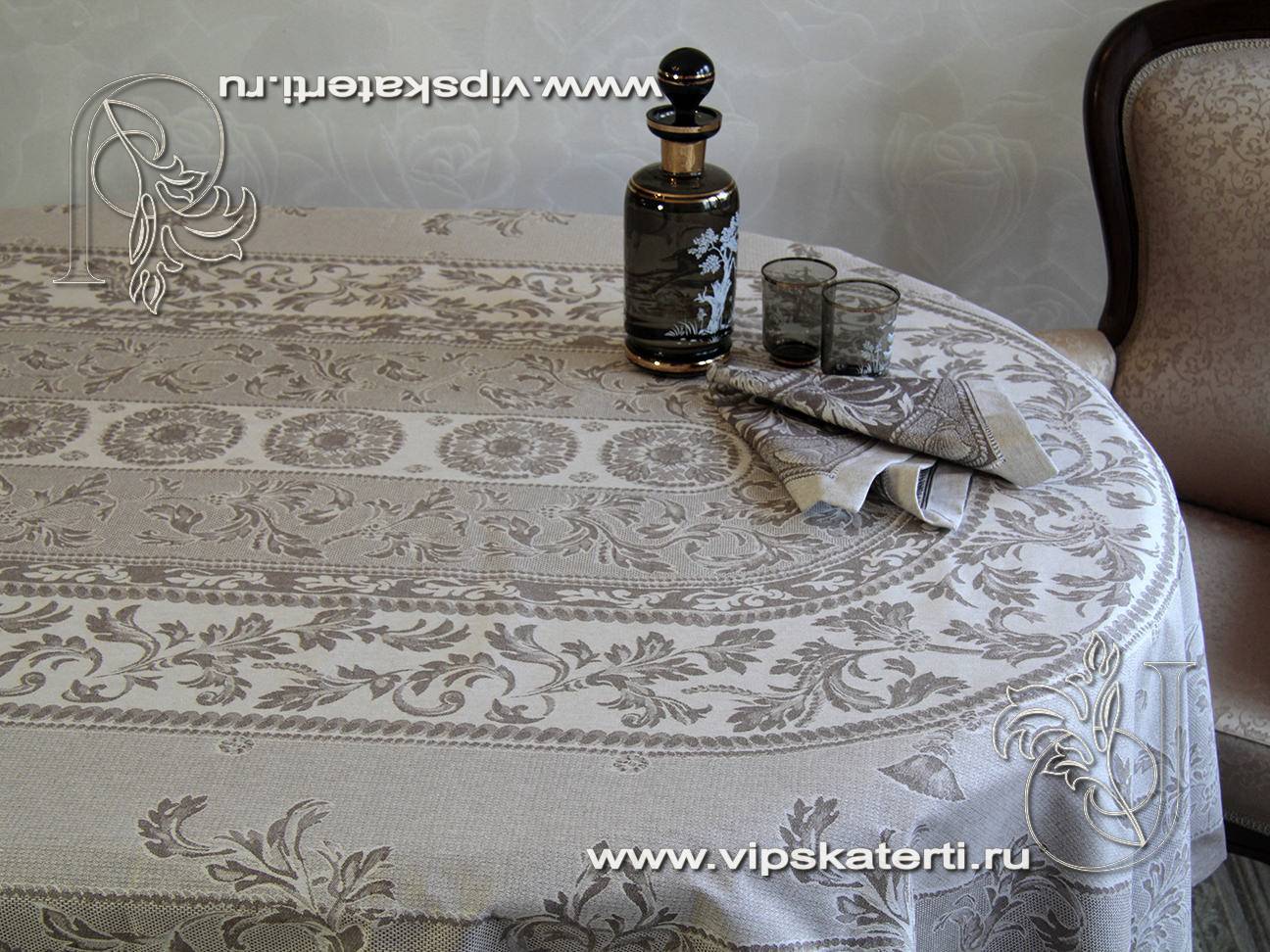 Скатерть Новогодняя Овальная Скатерть Новогодняя Овальная