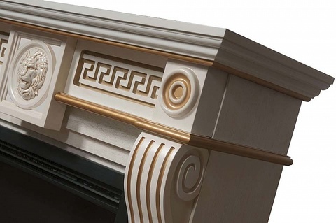 Каминокомплект Electrolux Vittoriano 30 (очаг EFP/P-3020LS) | Беленый дуб, Золото Каминокомплект Electrolux Vittoriano 30 (очаг EFP/P-3020LS) | Беленый дуб, Золото