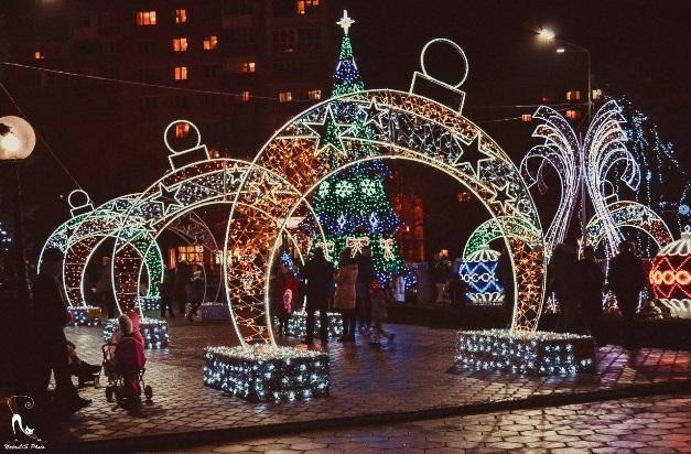 Новогодние Световые Фигуры Для Улицы Купить