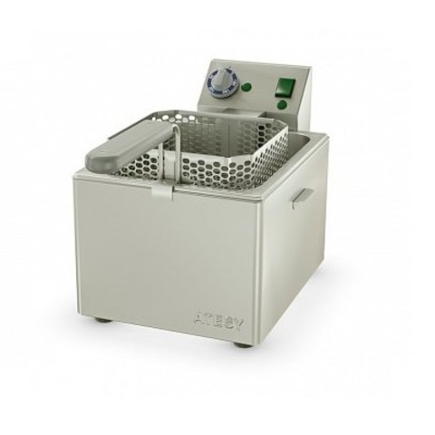 Евро-1х1/2 Фритюрница электрическая ATESY ( 2,3 кВт, 265х555х310мм), 13 л