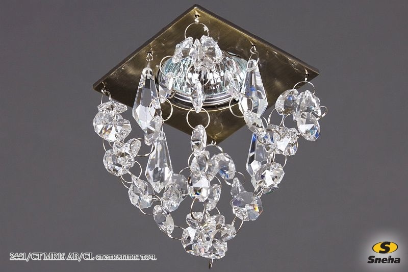 tochechnyj svetilnik hrustal steklo v