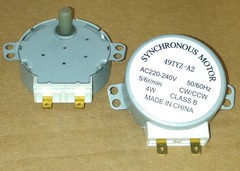 Мотор привода тарелки СВЧ 4W 220V Мотор привода тарелки СВЧ 4W 220V