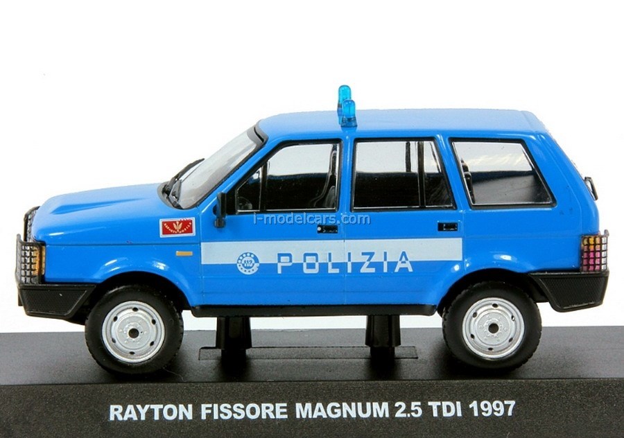 Rayton Fissore Magnum Italian Police 1997 Year 1/43 Scale Diecast Model Car