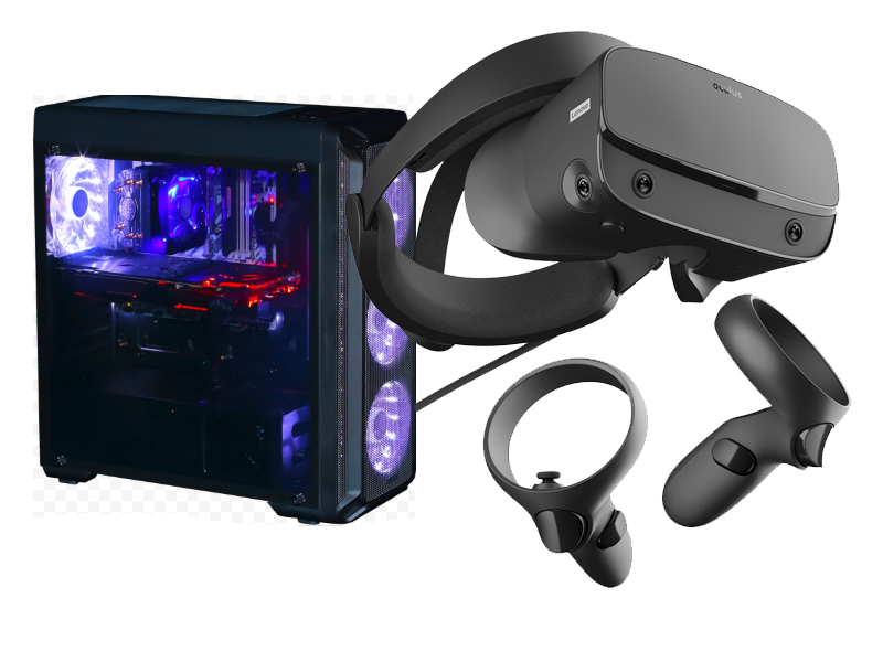 Компьютерный vr. Шлем Oculus Rift s. Oculus Rift s комплект. VR для компьютера. Компьютер для виртуальной реальности.