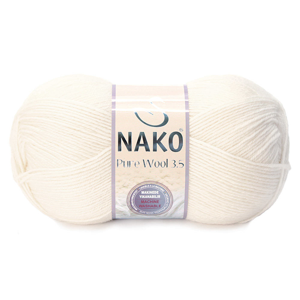 Купить Пряжа Nako Pure Wool 3.5