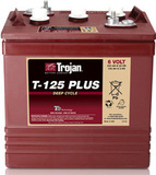 Тяговый аккумулятор Trojan T125+ ( 6V 240Ah / 6В 240Ач ) - фотография Тяговый аккумулятор Trojan T125+ ( 6V 240Ah / 6В 240Ач ) - фотография