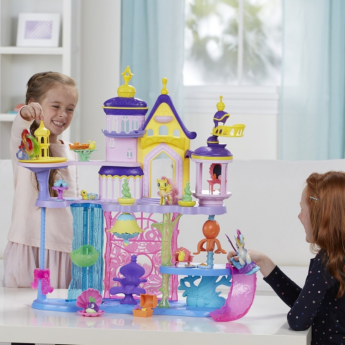 my little pony canterlot and seaquestria castle