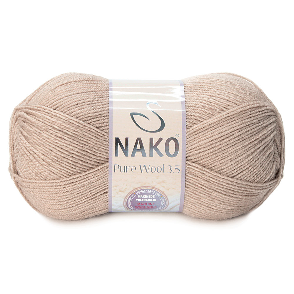 Купить Пряжа Nako Pure Wool 3.5
