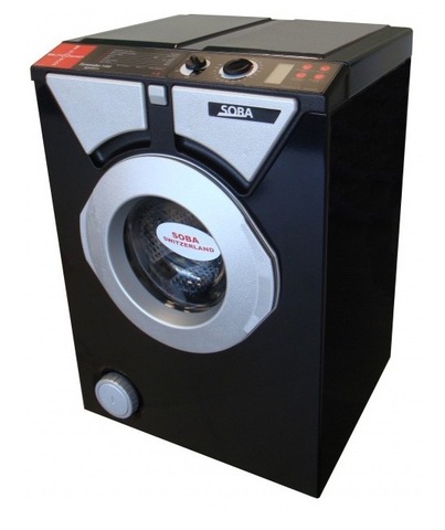 Компактная стиральная машина Eurosoba 1100 Sprint Plus Black and Silver