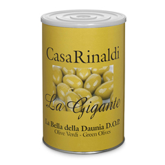 Оливки изумрудные гигантские Bella di Cerignola c косточкой Casa Rinaldi 4250 г