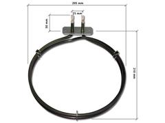 Тэн конвекции 2400W Electrolux, Zanussi, AEG 3871425108 зам. 8996619265730, 3192085037, 8996619268197 Тэн конвекции 2400W Electrolux, Zanussi, AEG 3871425108 зам. 8996619265730, 3192085037, 8996619268197