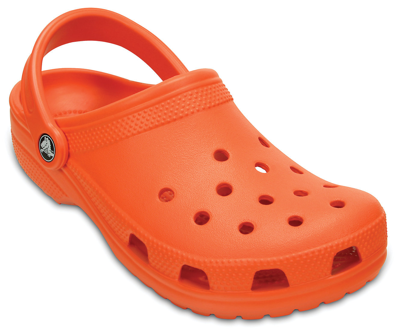 Сабо Crocs Classic Оранжевые кроксы обувь