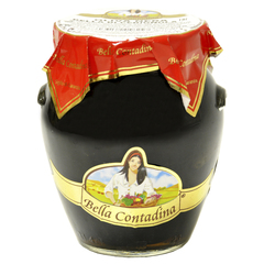 Маслины Bella Contadina гиганские с косточкой, амфора 290г