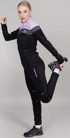 Утепленный женский лыжный костюм Nordski Drive Black-Orchid W