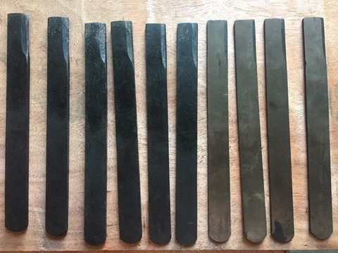 Комплект плоских ножей для станка С-65