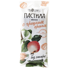 Пастила фруктовая Яблочная с грецким орехом, 50 г
