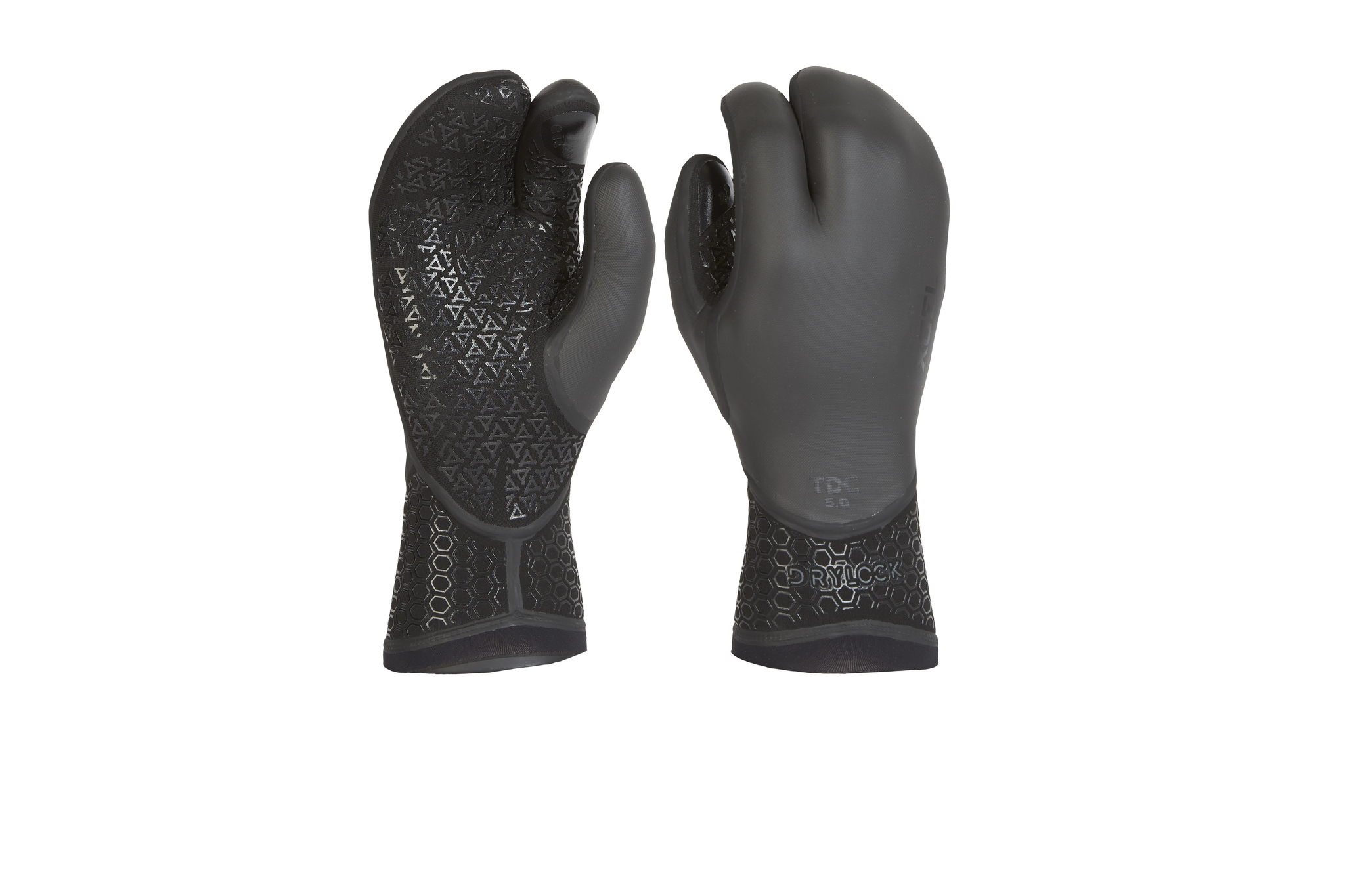 Xcel Drylock 5mm Texture Skin 3 Finger Glove Fall 2017 Small Black