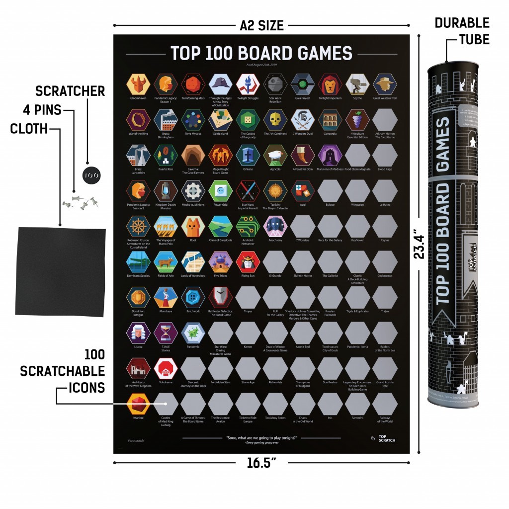 Топ 100 манхв. Топ 100 бгг. Топ настольные игры бгг. Плакат топ 100. Скретч Постер 100 настольных игр.