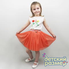 Костюм (вышивка, сетка, кружево)