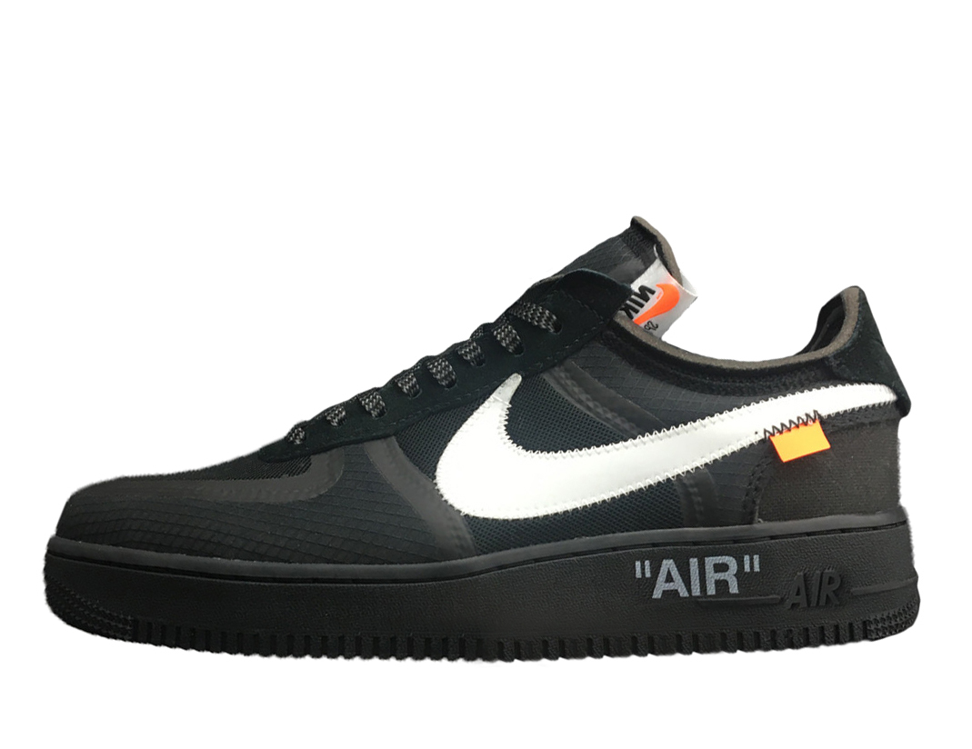 black off white air force 1s