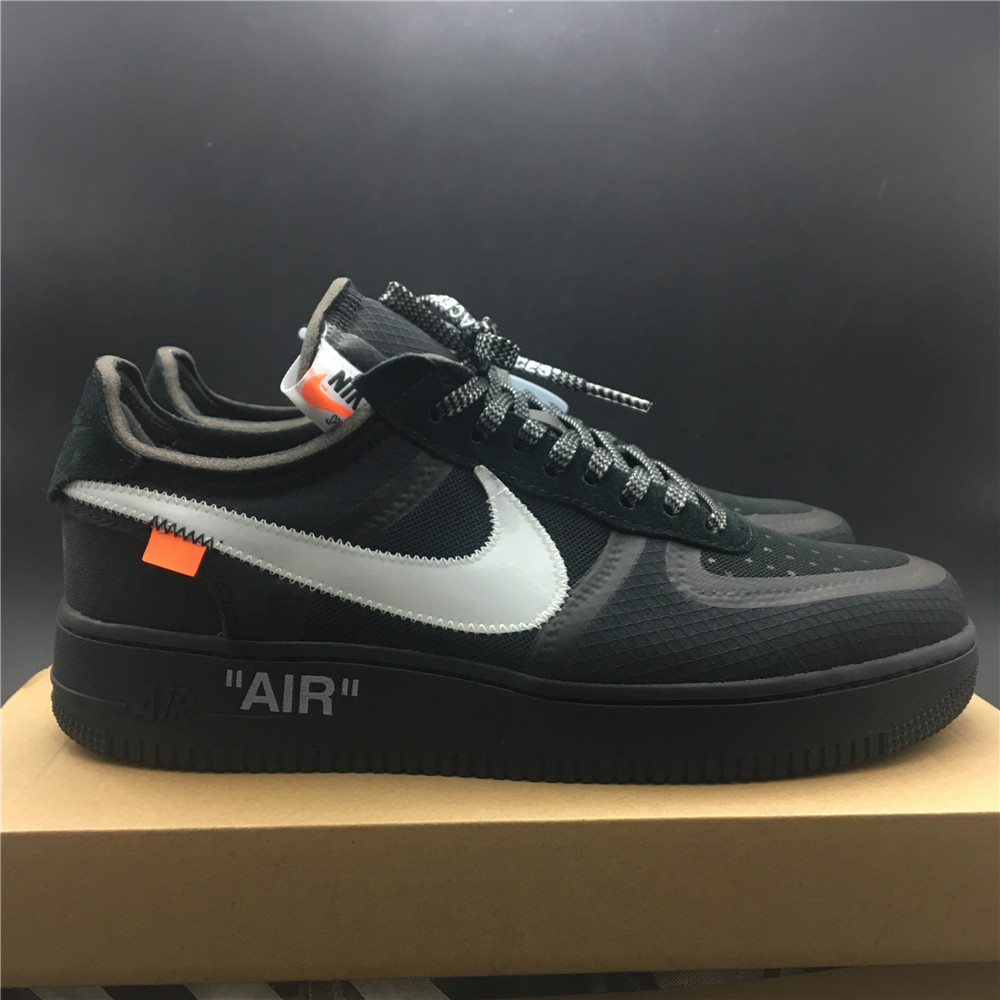 black air forces off white