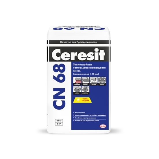 Ceresit CN 68 NIVELIR/Церезит ЦН 68 НИВЕЛИР самовыравнивающаяся смесь .