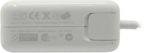 Оригинальный Адаптер питания Apple MagSafe мощностью 45 Вт для MacBook Air / MC747LL