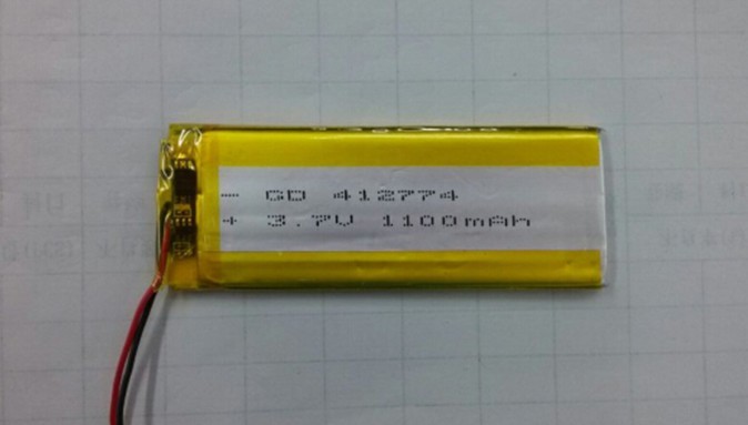 Battery 412774P 3.7V 1200mAh Lipo Lithium Polymer Rechargeable Battery (4.1*27*74mm)  MOQ:50 - buy with delivery from China | F2 Spare Parts