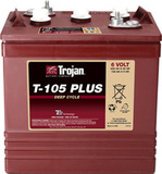 Тяговый аккумулятор Trojan T105+ ( 6V 225Ah / 6В 225Ач ) - фотография Тяговый аккумулятор Trojan T105+ ( 6V 225Ah / 6В 225Ач ) - фотография
