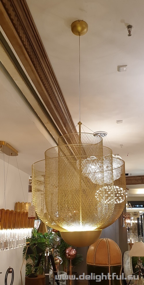 Moooi Meshmatics Chandelier Silver Replica Chandelier