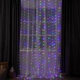 Новогодняя светодиодная LED гирлянда Штора на окно (занавес) 3 х 3м